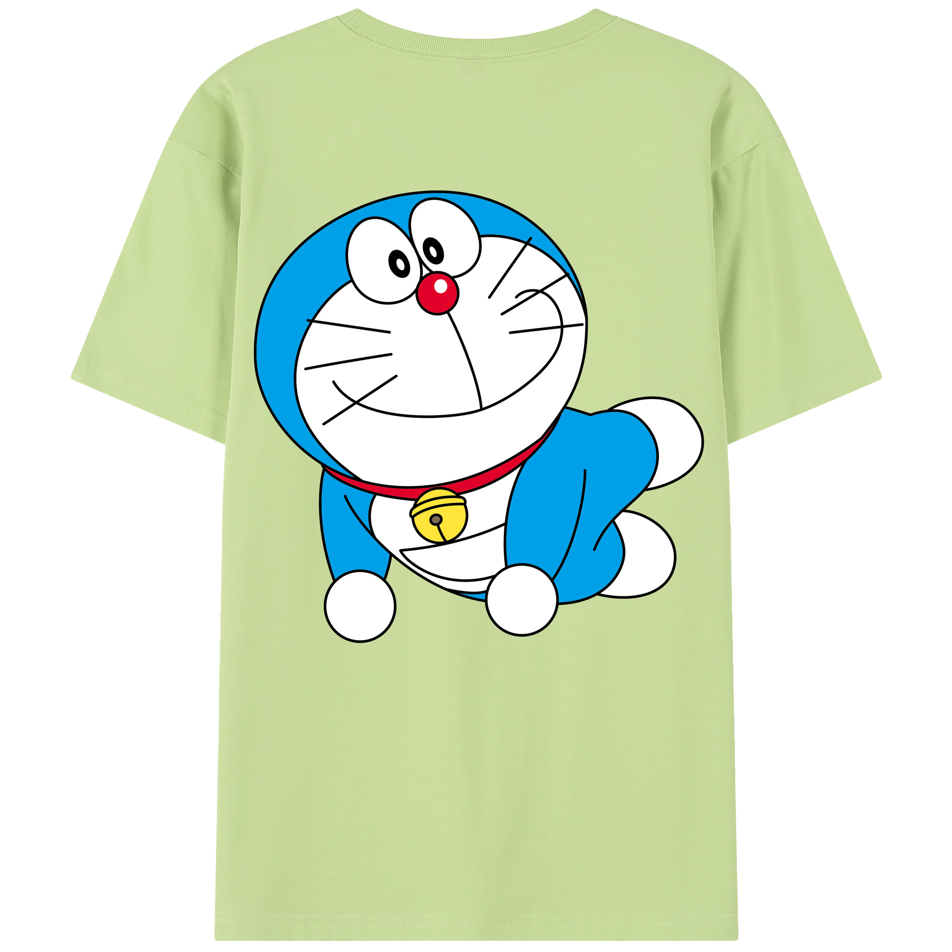 （画像用） ドラえもん Doraemon 綿100％半袖Tシャツ（背面プリント）